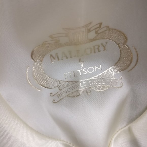 70s Stetson Hat Wool Grandpa Hat 100% SHETLAND WOOL TWEED in BLUE melange - Picture 5 of 11